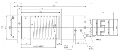 高速直结式主轴YD140-BT40 (2)