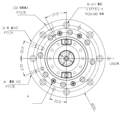 高速皮带式主轴YD155-BT50 (1)