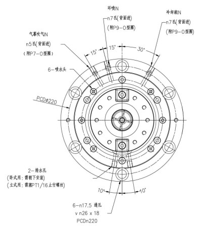 高速皮带式主轴YD190-BT50 (1)