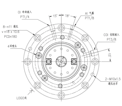 高速皮带式主轴YC150-BT40P (1)